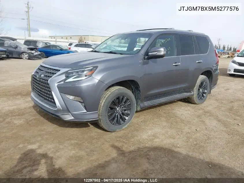 2021 Lexus Gx 460 Luxury VIN: JTJGM7BX5M5277576 Lot: 12297502