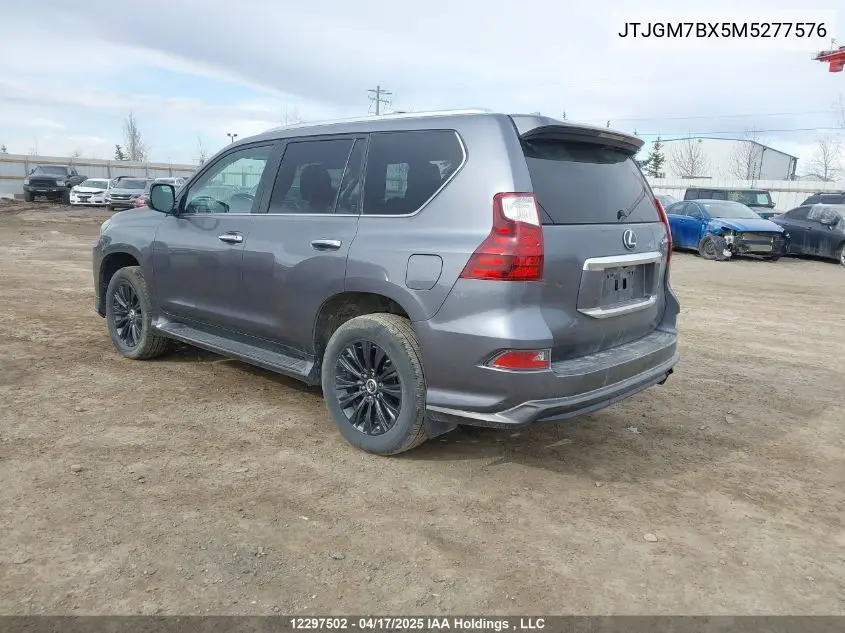 2021 Lexus Gx 460 Luxury VIN: JTJGM7BX5M5277576 Lot: 12297502