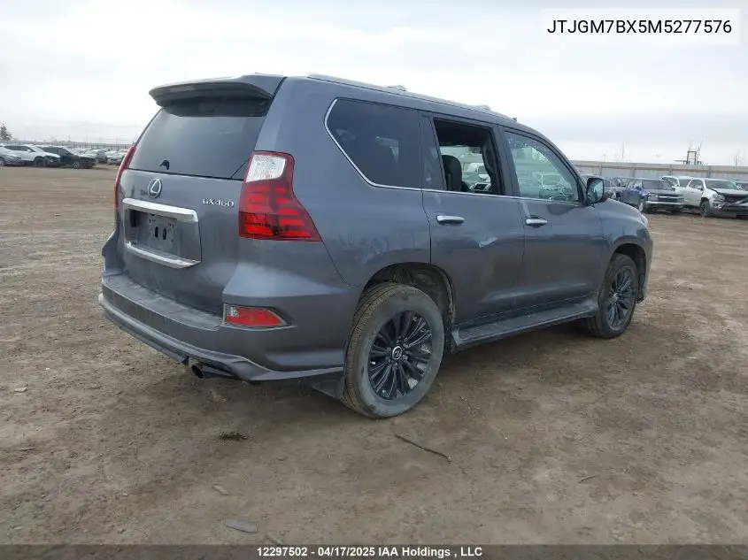 2021 Lexus Gx 460 Luxury VIN: JTJGM7BX5M5277576 Lot: 12297502