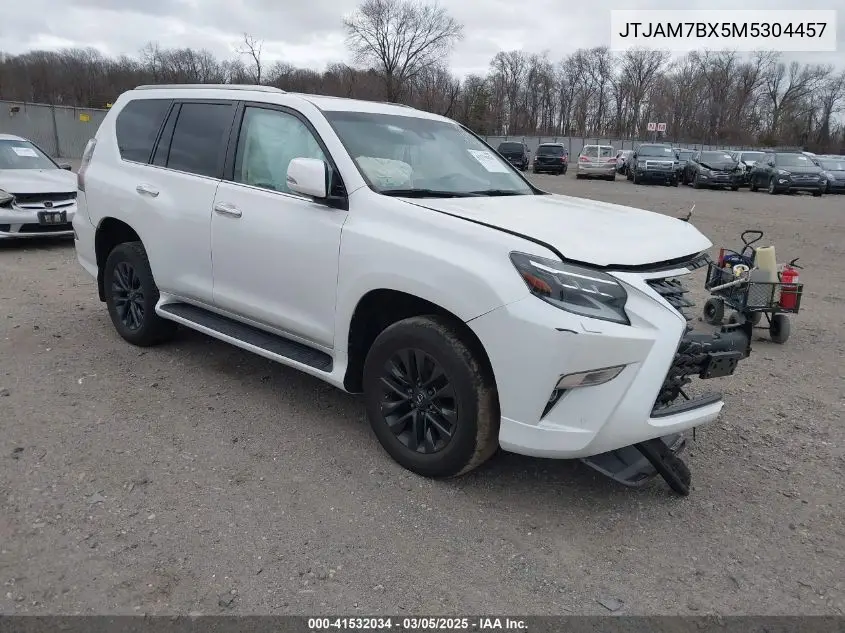 2021 Lexus Gx 460 Premium VIN: JTJAM7BX5M5304457 Lot: 41532034