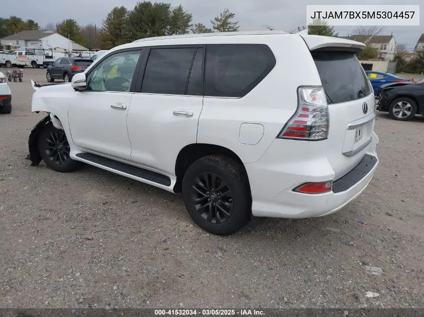 2021 Lexus Gx 460 Premium VIN: JTJAM7BX5M5304457 Lot: 41532034