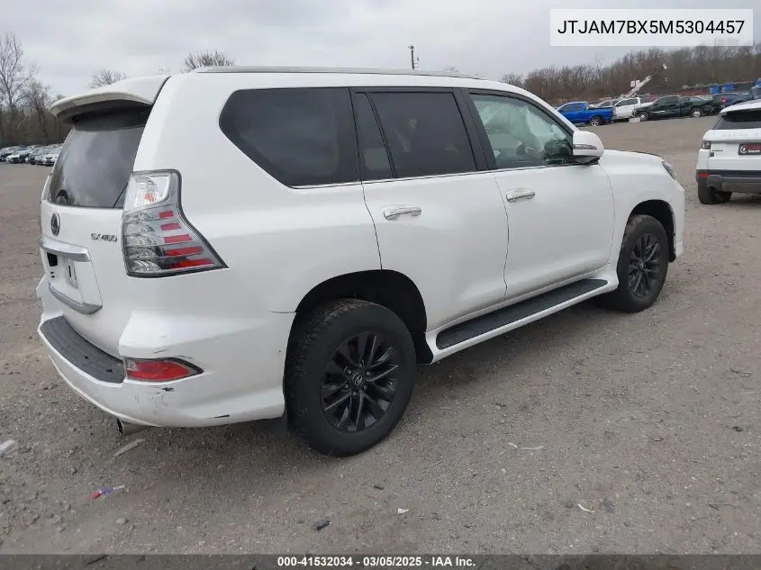 2021 Lexus Gx 460 Premium VIN: JTJAM7BX5M5304457 Lot: 41532034