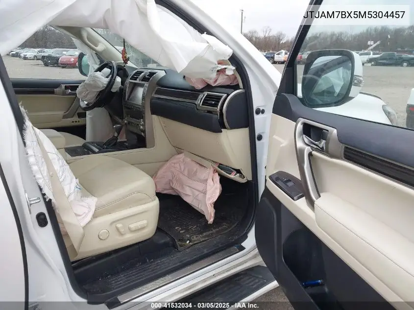 2021 Lexus Gx 460 Premium VIN: JTJAM7BX5M5304457 Lot: 41532034