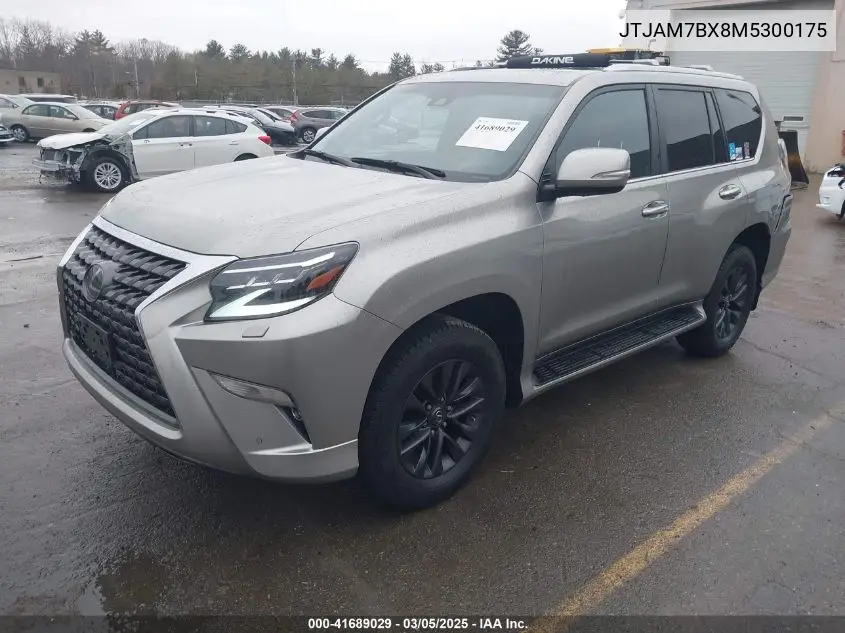 2021 Lexus Gx 460 Premium VIN: JTJAM7BX8M5300175 Lot: 41689029