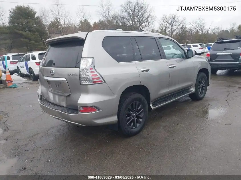 2021 Lexus Gx 460 Premium VIN: JTJAM7BX8M5300175 Lot: 41689029