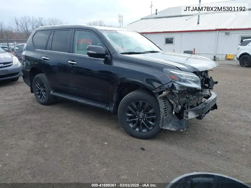 2021 Lexus Gx 460 Premium VIN: JTJAM7BX2M5301192 Lot: 41699361