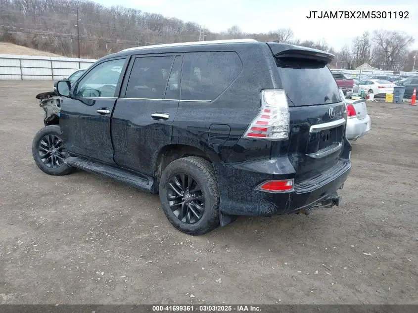 2021 Lexus Gx 460 Premium VIN: JTJAM7BX2M5301192 Lot: 41699361