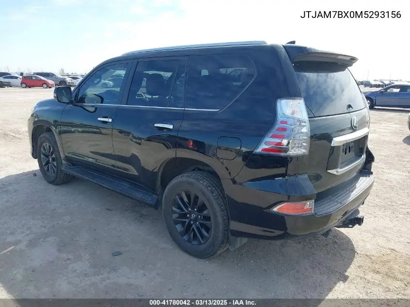 2021 Lexus Gx 460 Premium VIN: JTJAM7BX0M5293156 Lot: 41780042