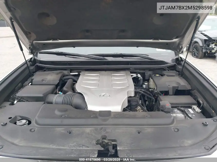 2021 Lexus Gx 460 Premium VIN: JTJAM7BX2M5298598 Lot: 41875695
