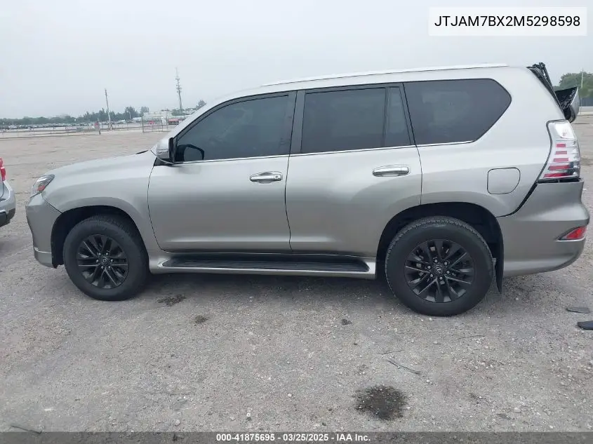 2021 Lexus Gx 460 Premium VIN: JTJAM7BX2M5298598 Lot: 41875695