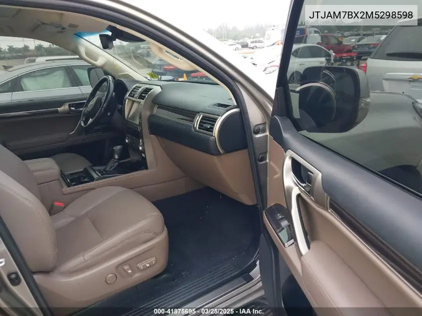 2021 Lexus Gx 460 Premium VIN: JTJAM7BX2M5298598 Lot: 41875695
