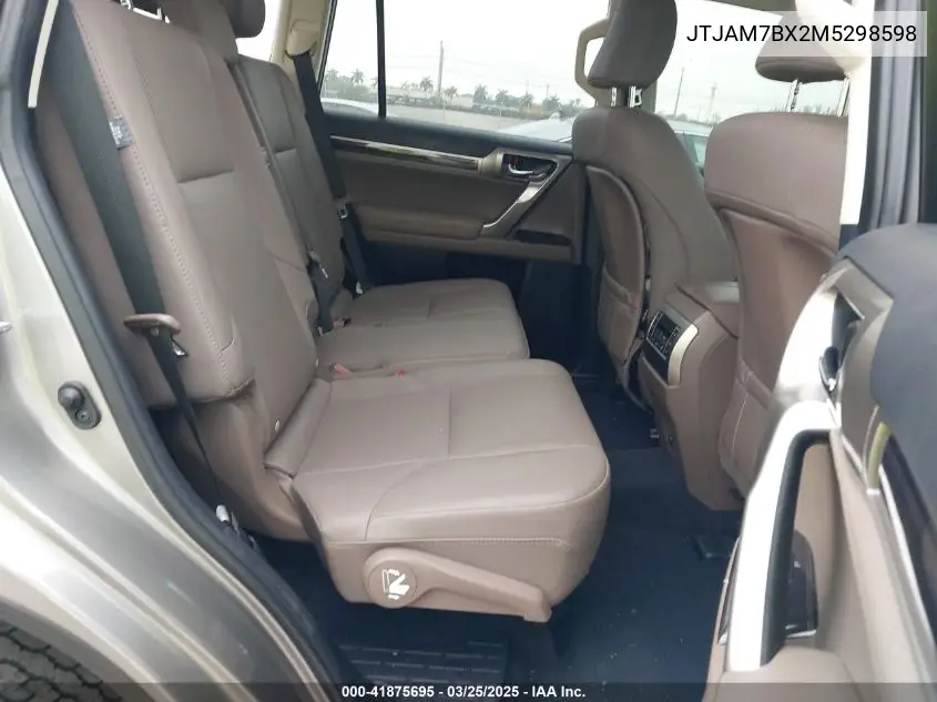 2021 Lexus Gx 460 Premium VIN: JTJAM7BX2M5298598 Lot: 41875695