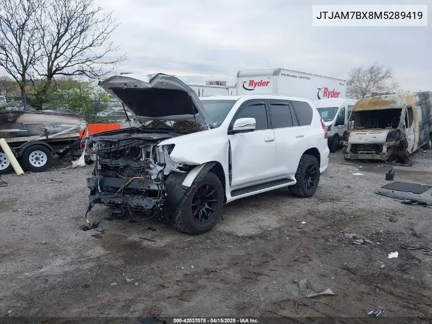 2021 Lexus Gx 460 Premium VIN: JTJAM7BX8M5289419 Lot: 42037078