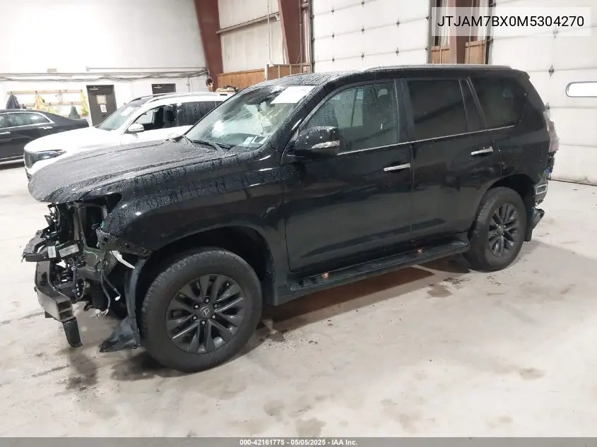 2021 Lexus Gx 460 Premium VIN: JTJAM7BX0M5304270 Lot: 42161775