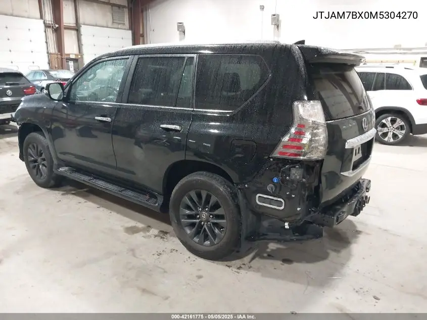 2021 Lexus Gx 460 Premium VIN: JTJAM7BX0M5304270 Lot: 42161775