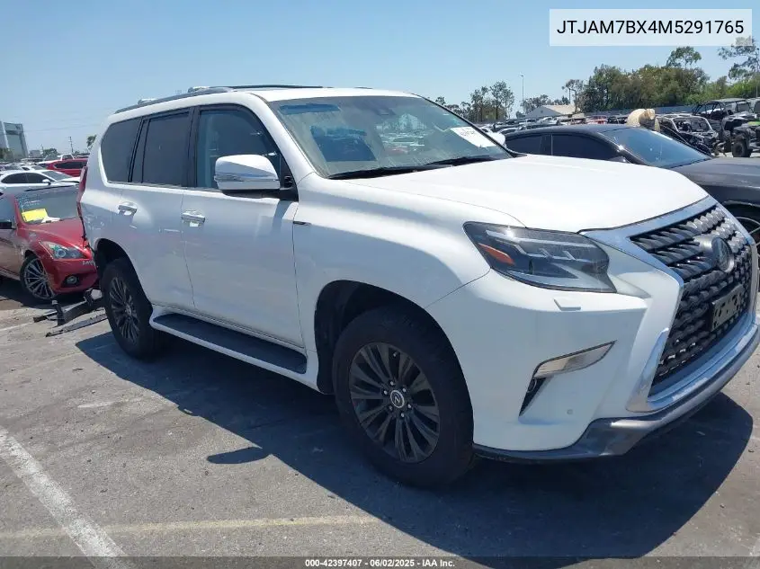 2021 Lexus Gx 460 Premium VIN: JTJAM7BX4M5291765 Lot: 42397407