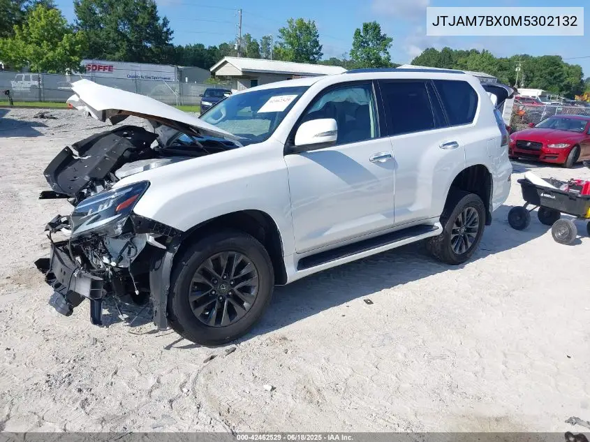 2021 Lexus Gx 460 Premium VIN: JTJAM7BX0M5302132 Lot: 42462529