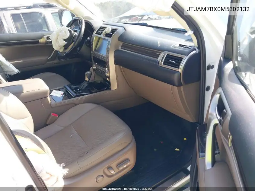 2021 Lexus Gx 460 Premium VIN: JTJAM7BX0M5302132 Lot: 42462529