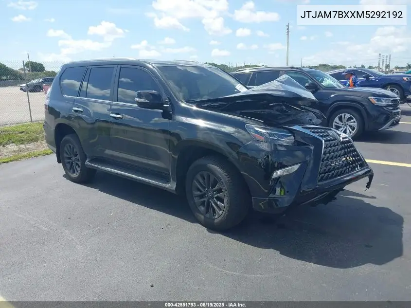 2021 Lexus Gx 460 Premium VIN: JTJAM7BXXM5292192 Lot: 42551793
