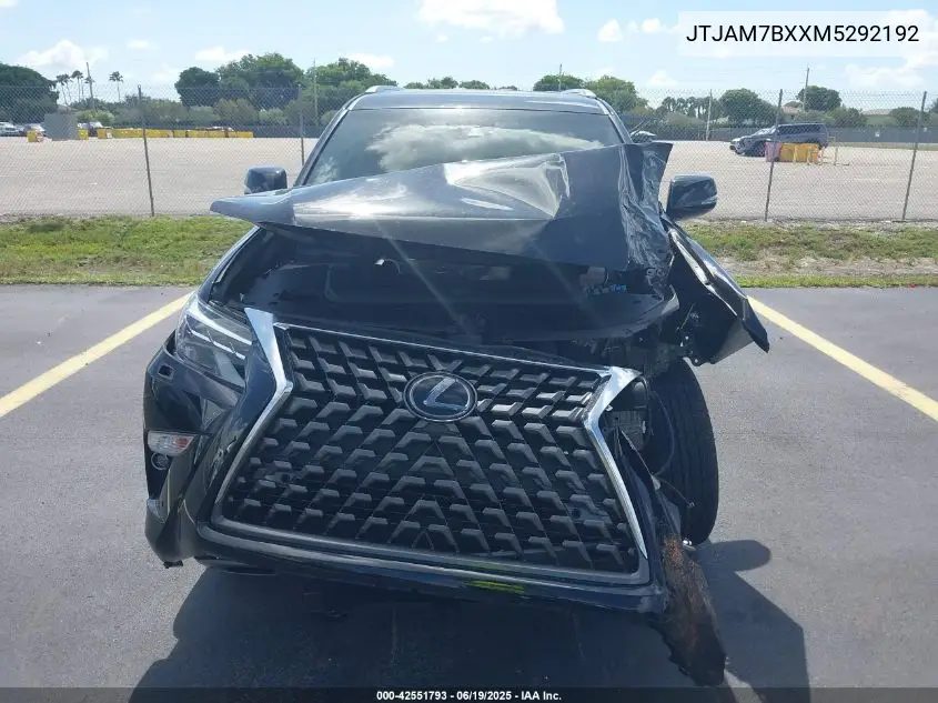 2021 Lexus Gx 460 Premium VIN: JTJAM7BXXM5292192 Lot: 42551793