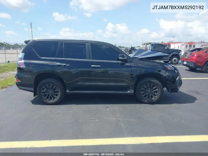 2021 Lexus Gx 460 Premium VIN: JTJAM7BXXM5292192 Lot: 42551793