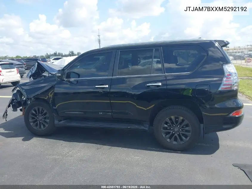 2021 Lexus Gx 460 Premium VIN: JTJAM7BXXM5292192 Lot: 42551793