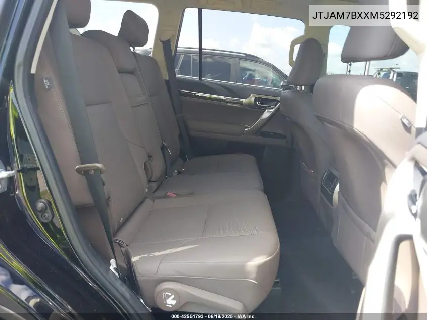 2021 Lexus Gx 460 Premium VIN: JTJAM7BXXM5292192 Lot: 42551793