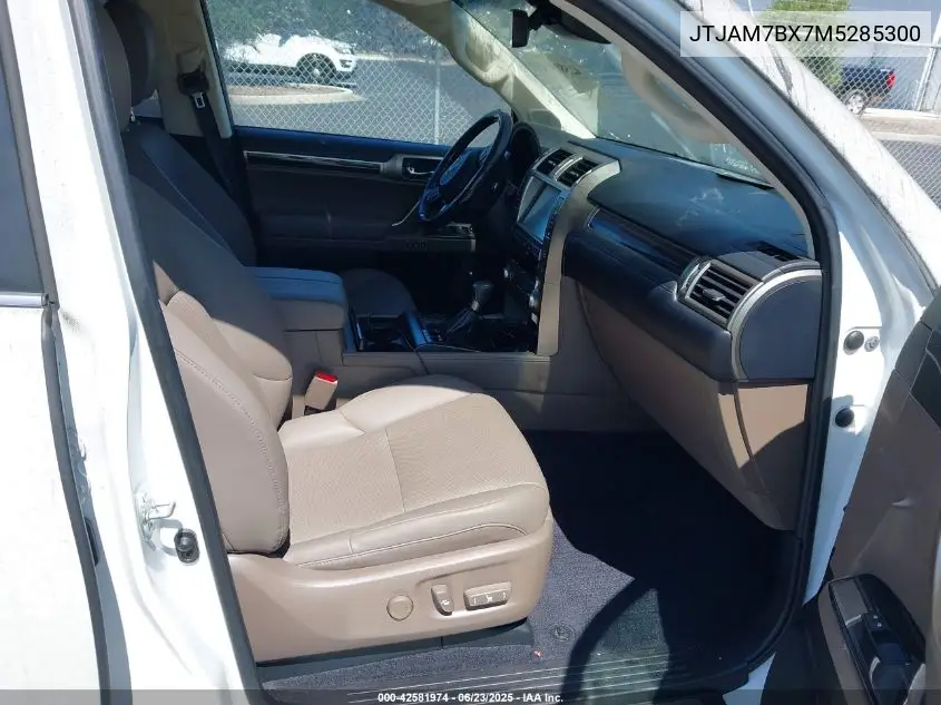 2021 Lexus Gx 460 Premium VIN: JTJAM7BX7M5285300 Lot: 42581974