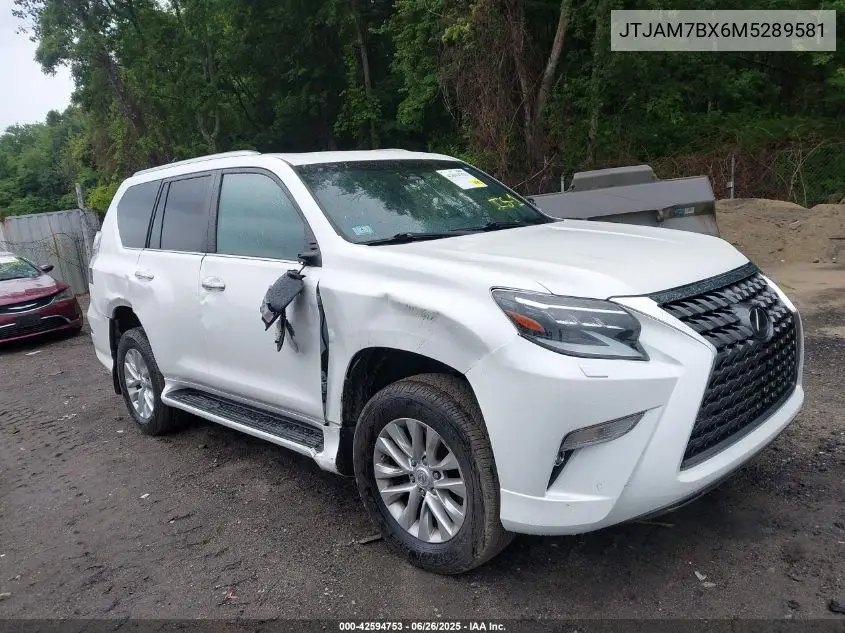 2021 Lexus Gx 460 Premium VIN: JTJAM7BX6M5289581 Lot: 42594753