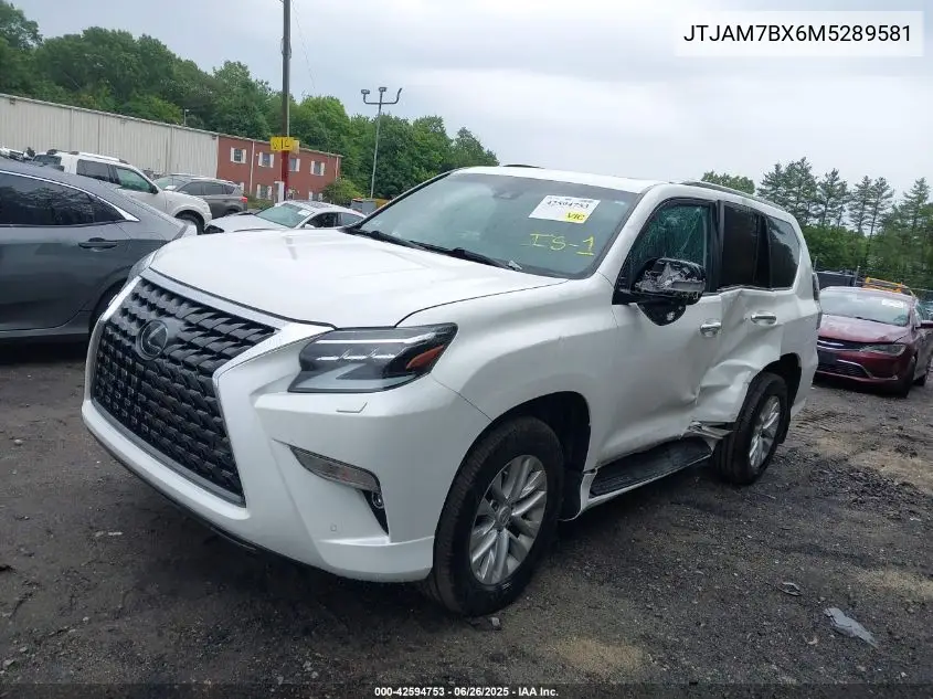 2021 Lexus Gx 460 Premium VIN: JTJAM7BX6M5289581 Lot: 42594753