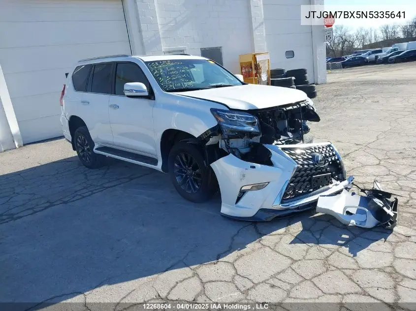 2022 Lexus Gx 460 Luxury VIN: JTJGM7BX5N5335641 Lot: 12268604