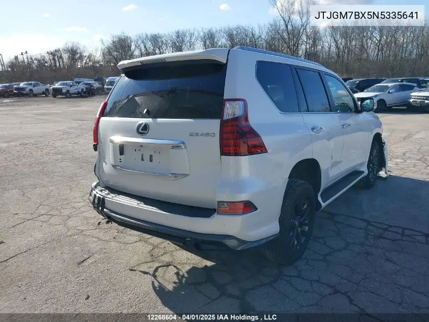 2022 Lexus Gx 460 Luxury VIN: JTJGM7BX5N5335641 Lot: 12268604