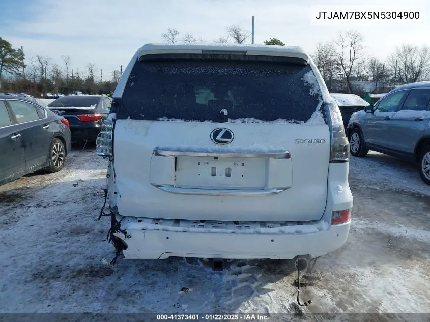 2022 Lexus Gx 460 Premium VIN: JTJAM7BX5N5304900 Lot: 41373401