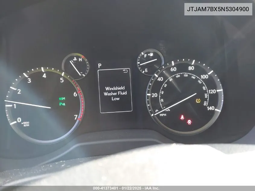 2022 Lexus Gx 460 Premium VIN: JTJAM7BX5N5304900 Lot: 41373401