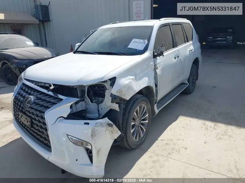 2022 Lexus Gx 460 Luxury VIN: JTJGM7BX5N5331847 Lot: 41614319
