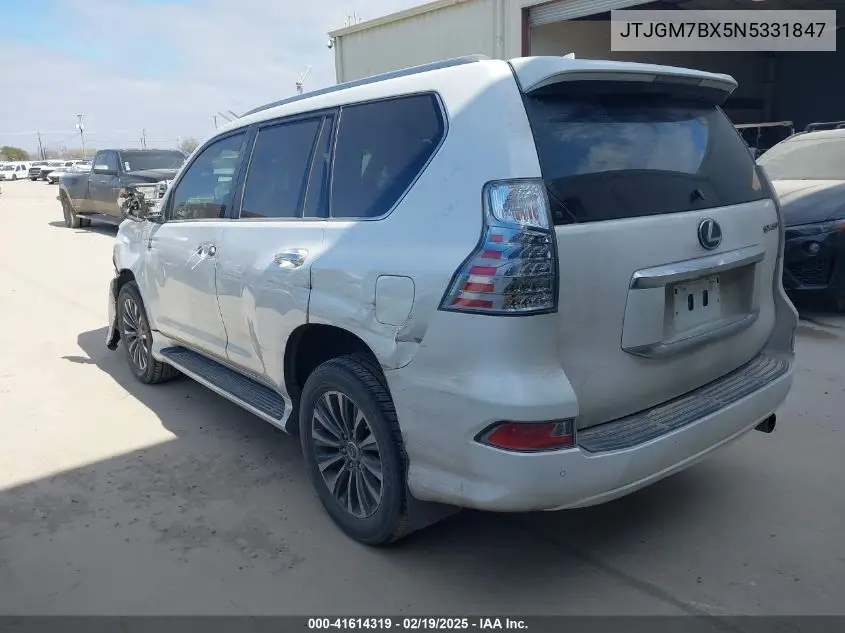 2022 Lexus Gx 460 Luxury VIN: JTJGM7BX5N5331847 Lot: 41614319