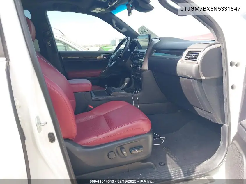 2022 Lexus Gx 460 Luxury VIN: JTJGM7BX5N5331847 Lot: 41614319