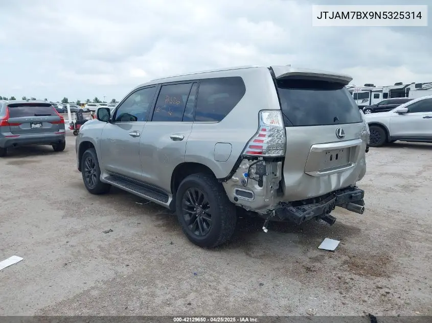 2022 Lexus Gx 460 Premium VIN: JTJAM7BX9N5325314 Lot: 42129650