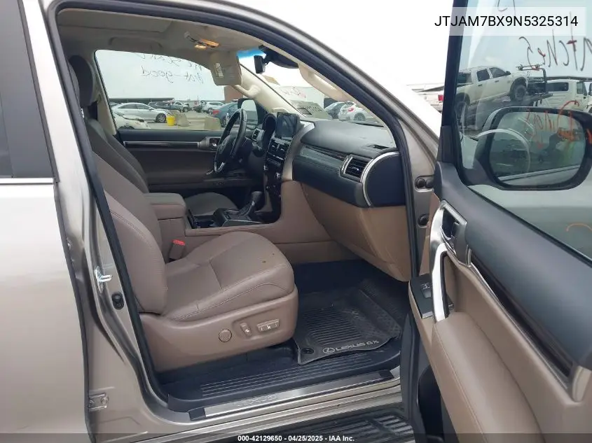 2022 Lexus Gx 460 Premium VIN: JTJAM7BX9N5325314 Lot: 42129650