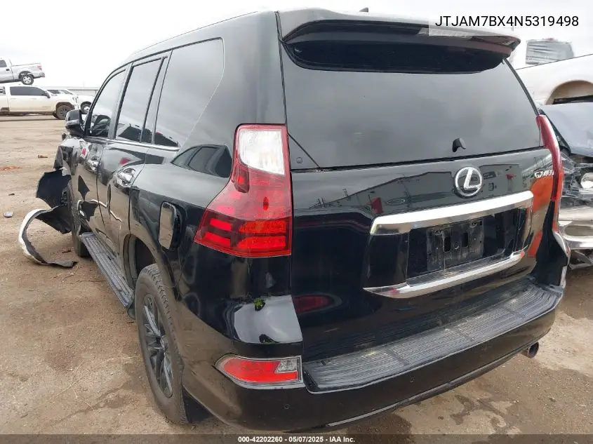 2022 Lexus Gx 460 Premium VIN: JTJAM7BX4N5319498 Lot: 42202260
