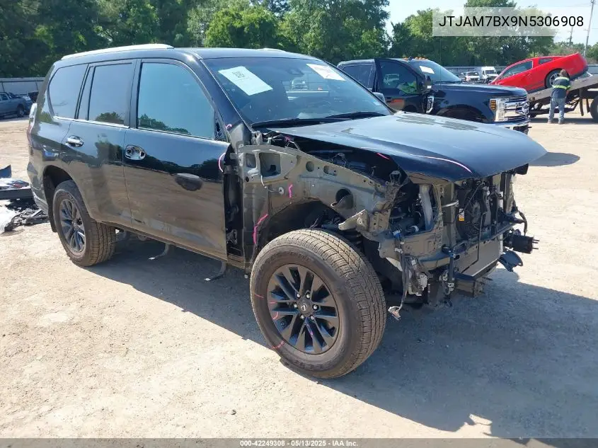 2022 Lexus Gx 460 Premium VIN: JTJAM7BX9N5306908 Lot: 42249308