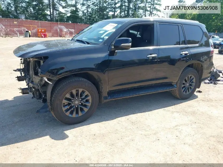 2022 Lexus Gx 460 Premium VIN: JTJAM7BX9N5306908 Lot: 42249308