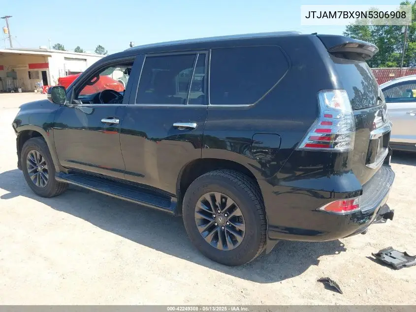 2022 Lexus Gx 460 Premium VIN: JTJAM7BX9N5306908 Lot: 42249308
