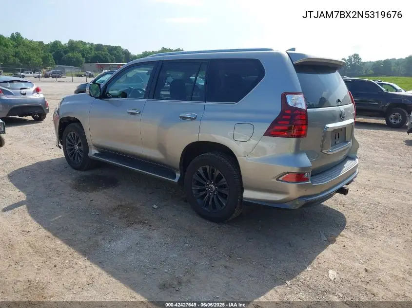2022 Lexus Gx 460 Premium VIN: JTJAM7BX2N5319676 Lot: 42427649