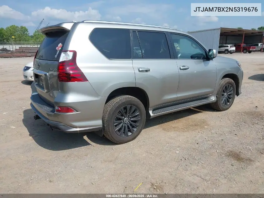 2022 Lexus Gx 460 Premium VIN: JTJAM7BX2N5319676 Lot: 42427649