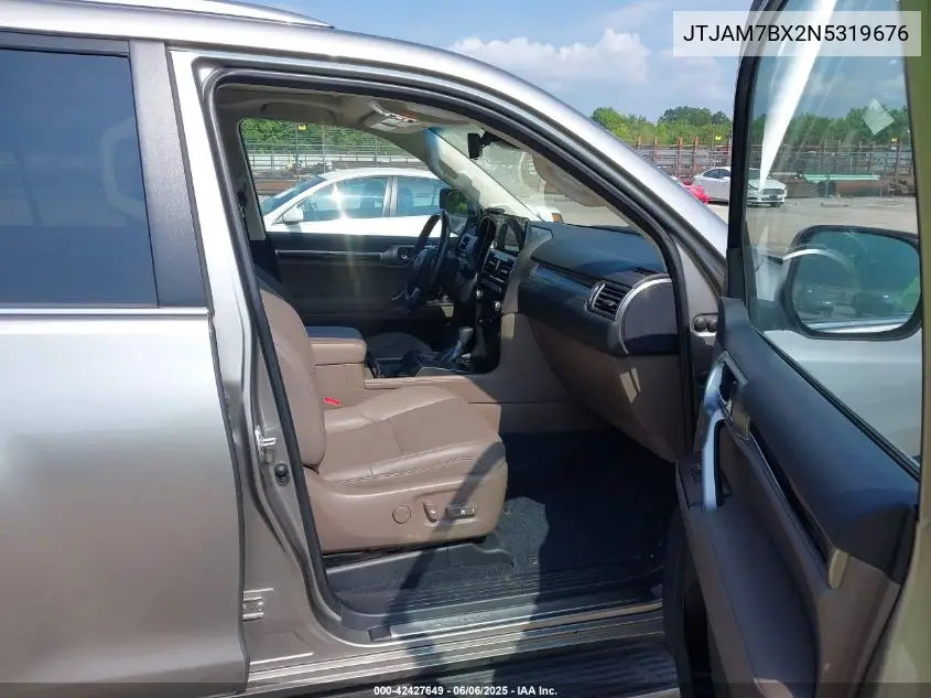 2022 Lexus Gx 460 Premium VIN: JTJAM7BX2N5319676 Lot: 42427649