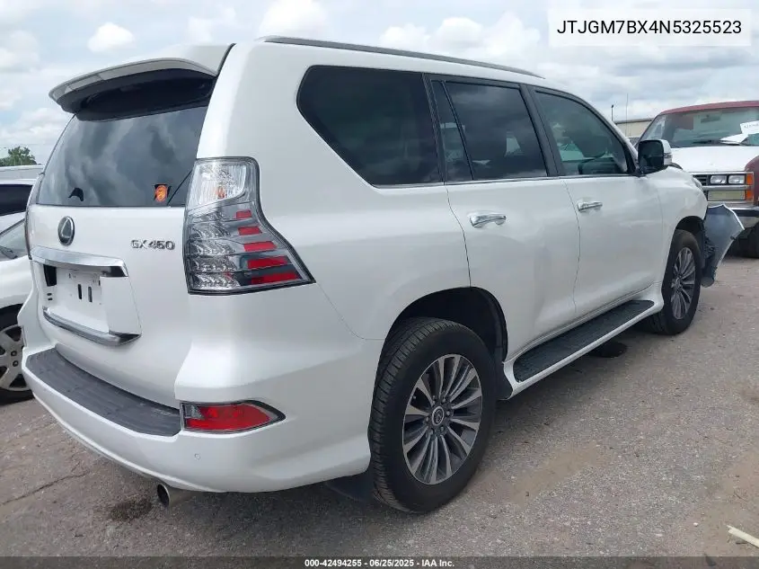 2022 Lexus Gx 460 Luxury VIN: JTJGM7BX4N5325523 Lot: 42494255