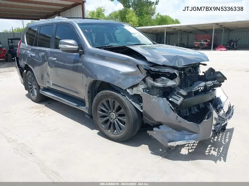 2022 Lexus Gx 460 Luxury VIN: JTJGM7BX9N5336338 Lot: 42568319