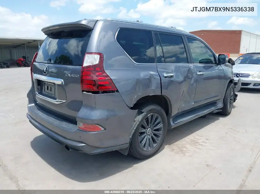 2022 Lexus Gx 460 Luxury VIN: JTJGM7BX9N5336338 Lot: 42568319