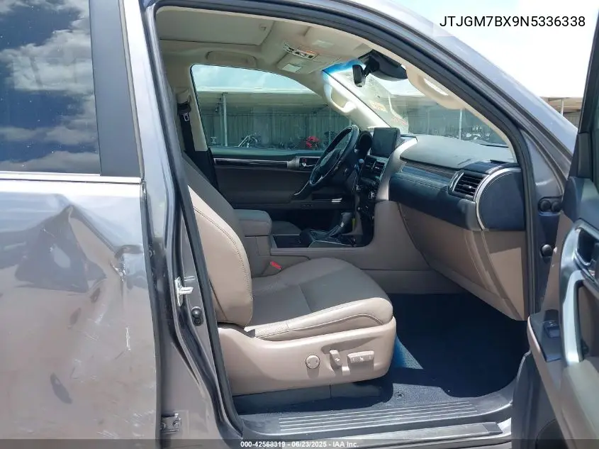 2022 Lexus Gx 460 Luxury VIN: JTJGM7BX9N5336338 Lot: 42568319